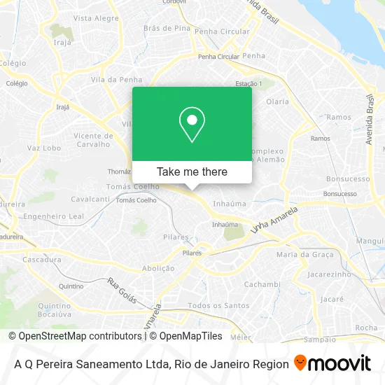 A Q Pereira Saneamento Ltda map