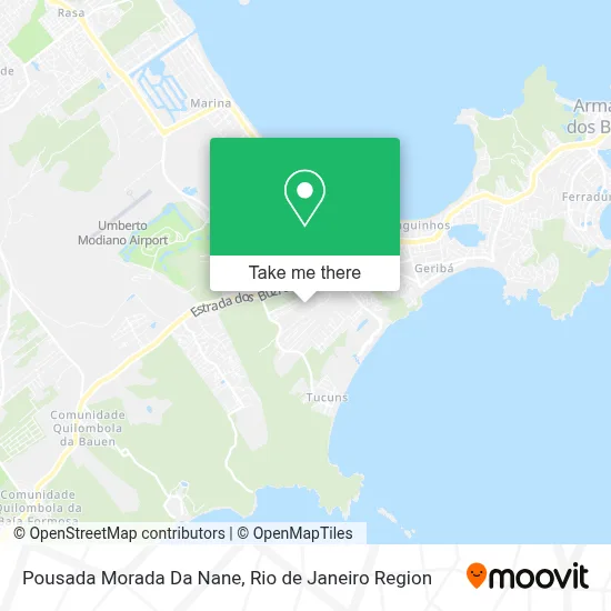 Pousada Morada Da Nane map