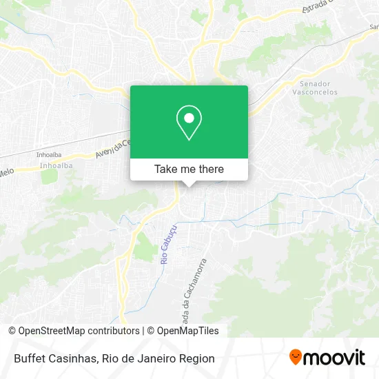 Buffet Casinhas map