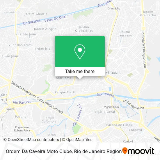 Ordem Da Caveira Moto Clube map