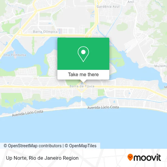 Up Norte map