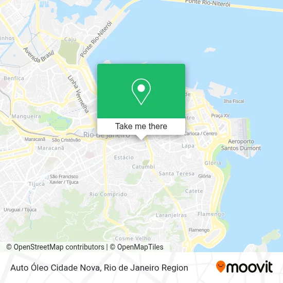 Auto Óleo Cidade Nova map