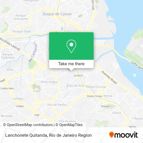 Lanchonete Quitanda map