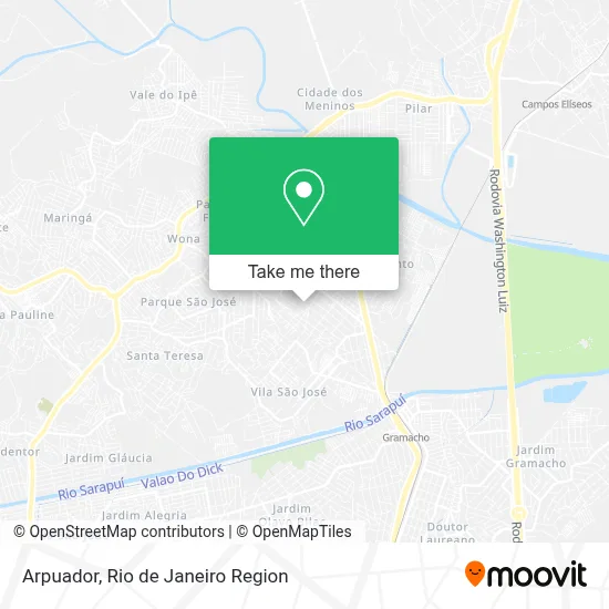Arpuador map