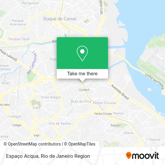 Espaço Acqua map