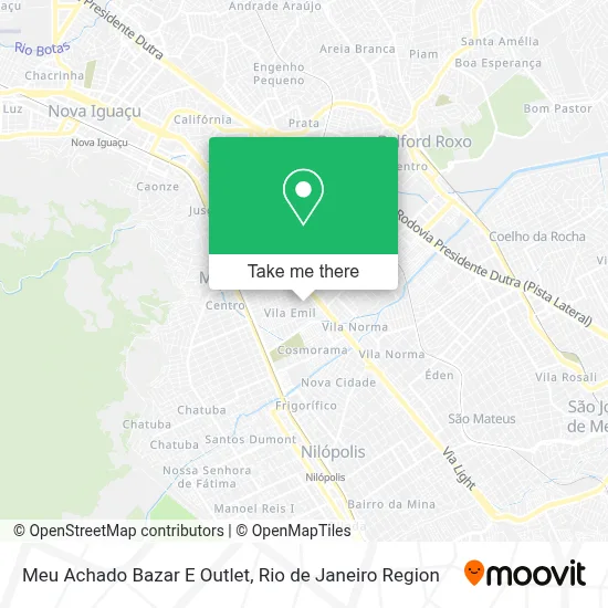 Meu Achado Bazar E Outlet map