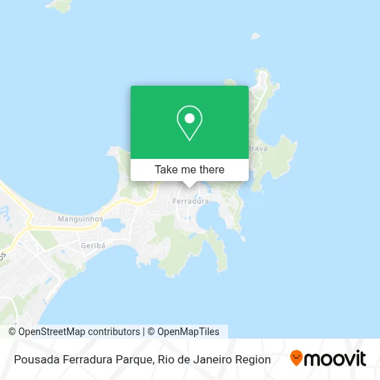 Pousada Ferradura Parque map
