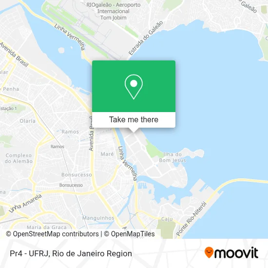 Pr4 - UFRJ map