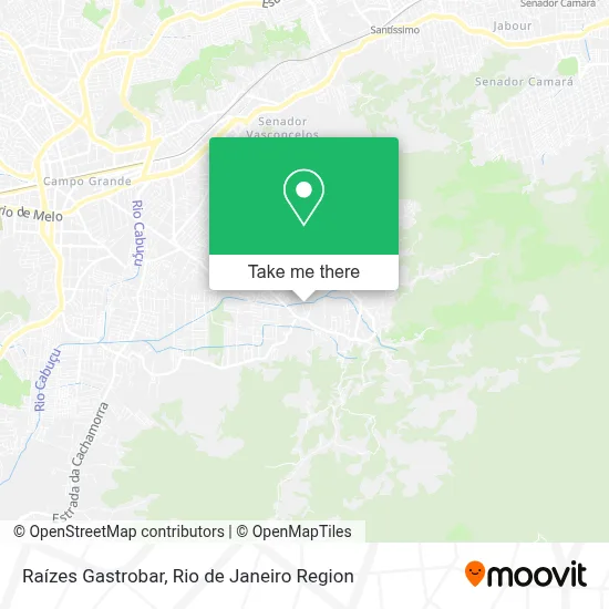 Raízes Gastrobar map