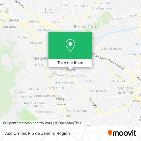 Asé Omieji map