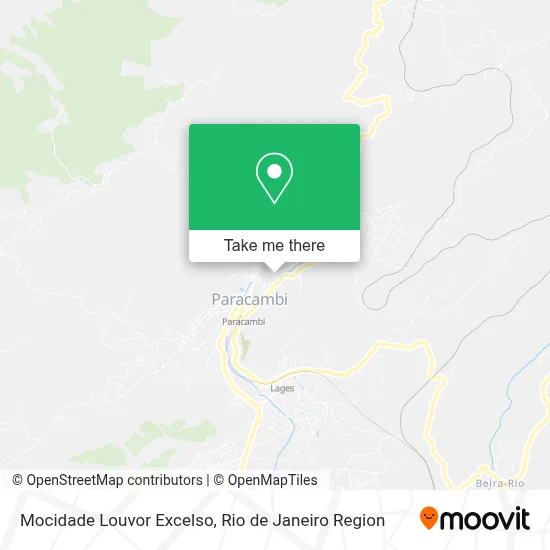 Mocidade Louvor Excelso map