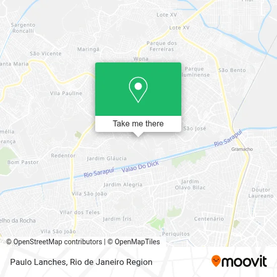 Paulo Lanches map