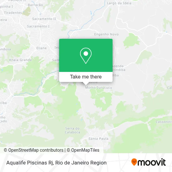 Aqualife Piscinas Rj map