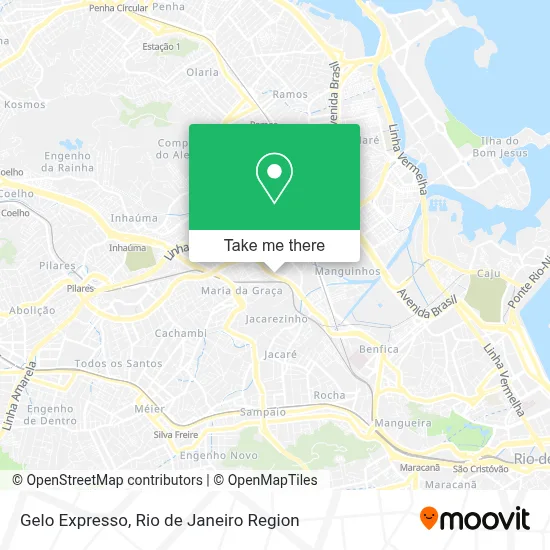Gelo Expresso map