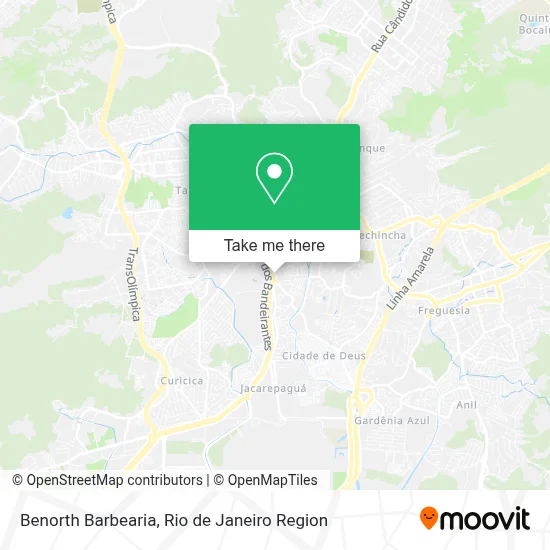 Benorth Barbearia map