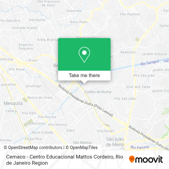 Cemaco - Centro Educacional Mattos Cordeiro map