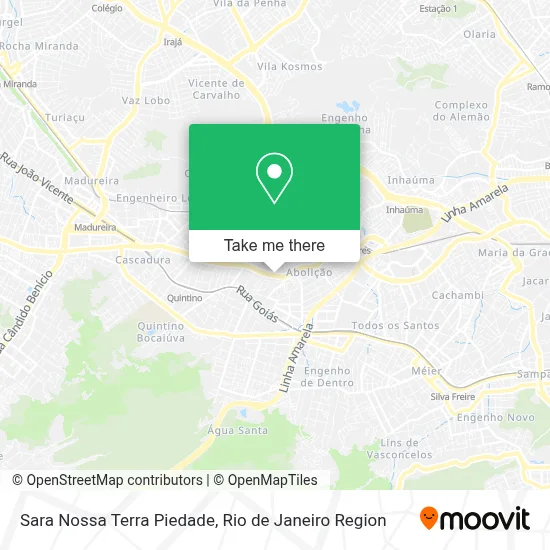 Sara Nossa Terra Piedade map