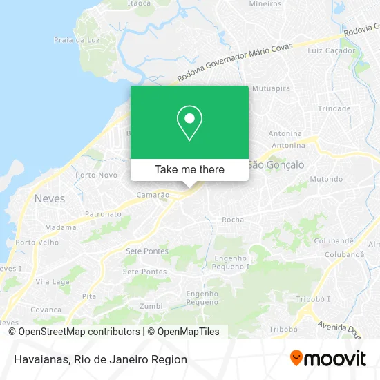 Havaianas map