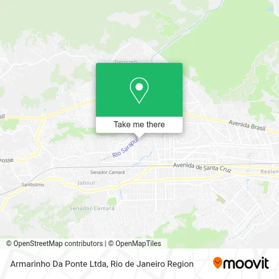 Armarinho Da Ponte Ltda map