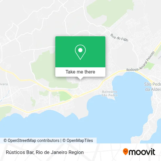 Rústicos Bar map