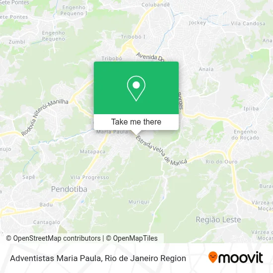 Adventistas Maria Paula map