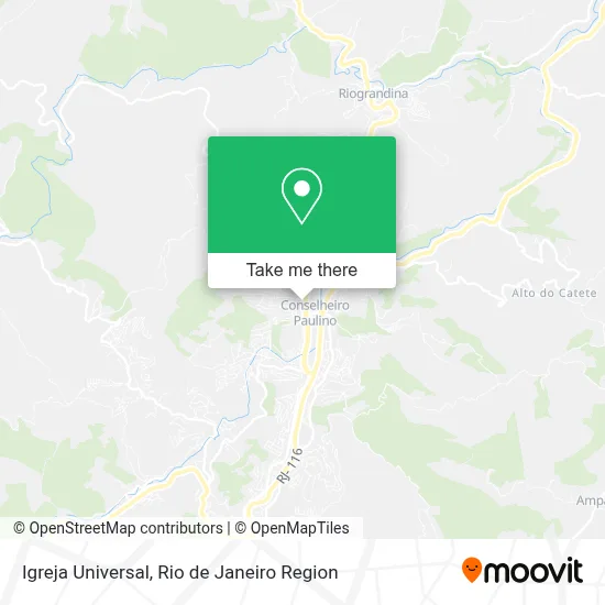 Igreja Universal map