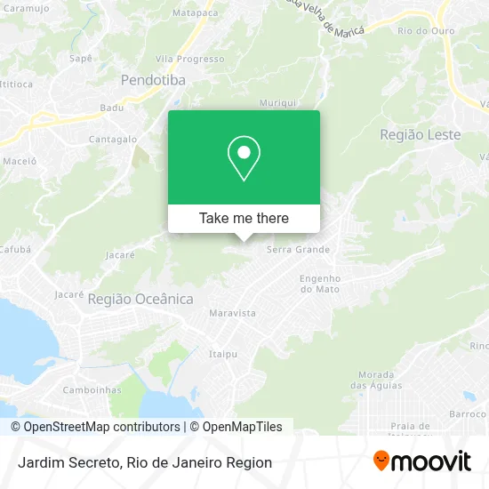Jardim Secreto map