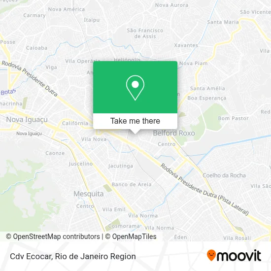 Cdv Ecocar map