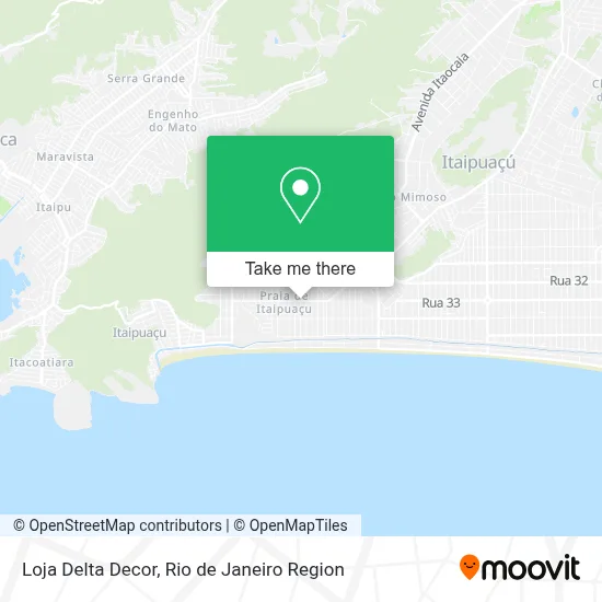 Loja Delta Decor map