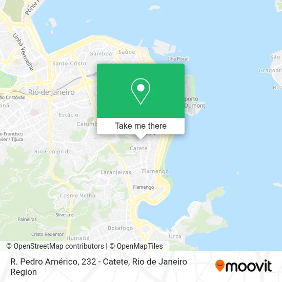 R. Pedro Américo, 232 - Catete map