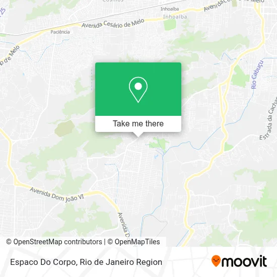 Espaco Do Corpo map