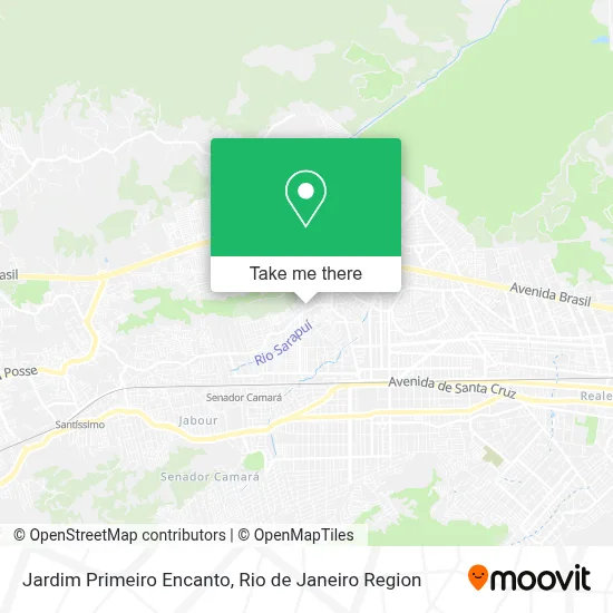 Jardim Primeiro Encanto map