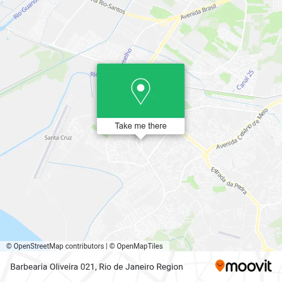 Barbearia Oliveira 021 map