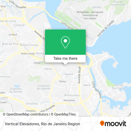 Vertical Elevadores map