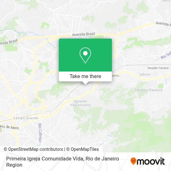 Primeira Igreja Comunidade Vida map