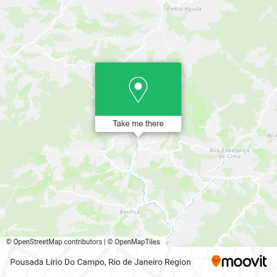 Pousada Lírio Do Campo map