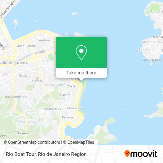 Rio Boat Tour map