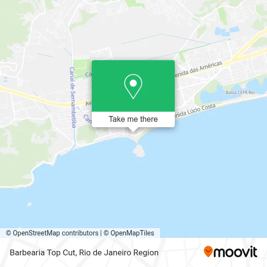 Barbearia Top Cut map