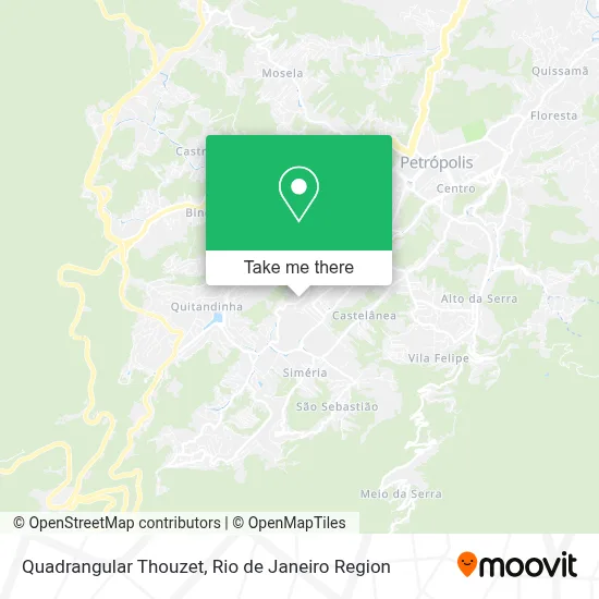 Quadrangular Thouzet map