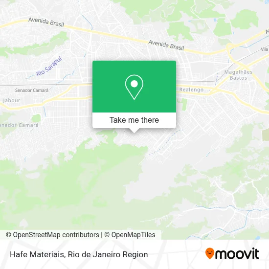 Hafe Materiais map