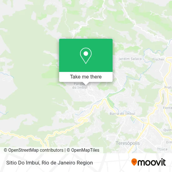 Sitio Do Imbuí map