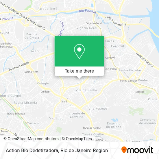 Action Bio Dedetizadora map