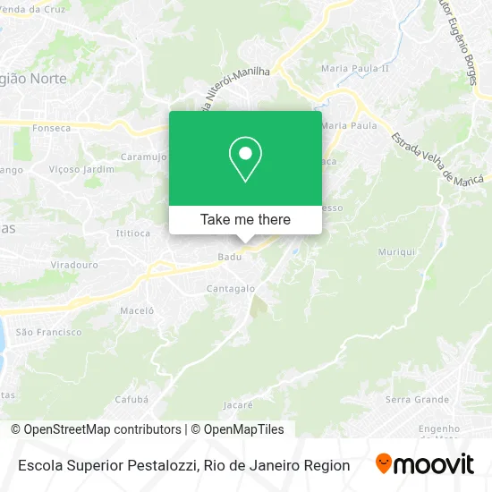Escola Superior Pestalozzi map