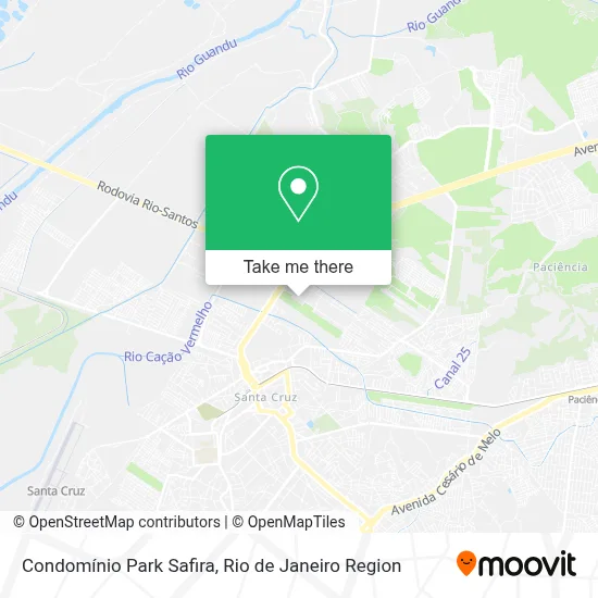 Condomínio Park Safira map