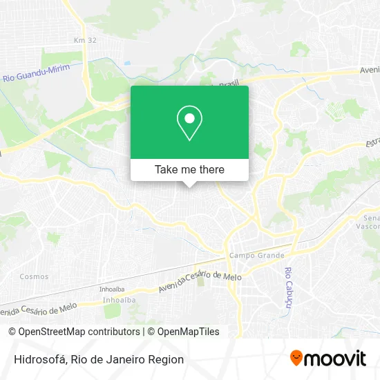 Hidrosofá map