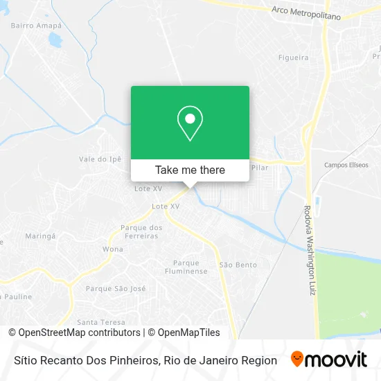 Sítio Recanto Dos Pinheiros map