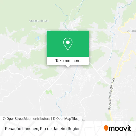 Pesadão Lanches map