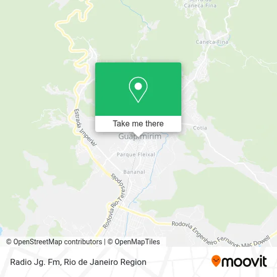 Radio Jg. Fm map