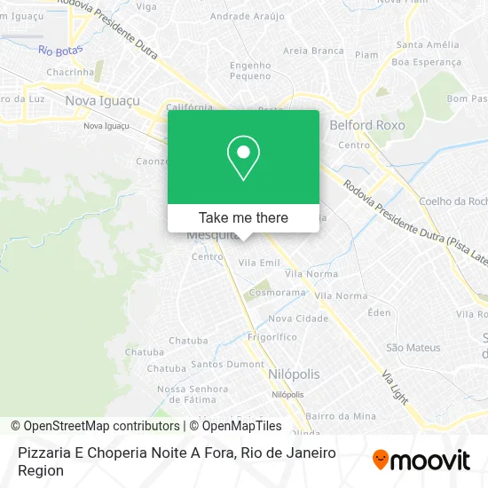 Pizzaria E Choperia Noite A Fora map