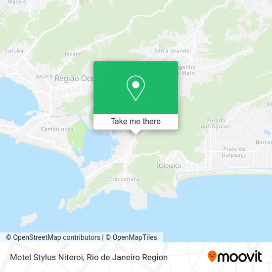 Motel Stylus Niteroi map